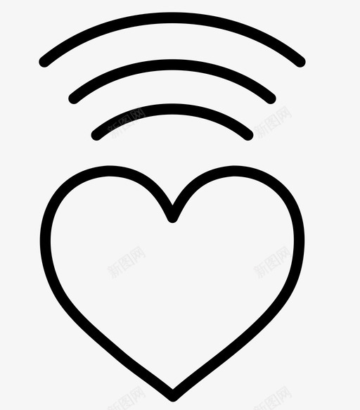 心跳心脏病同理心图标svg_新图网 https://ixintu.com 健康 同理心 心脏病 心跳 爱