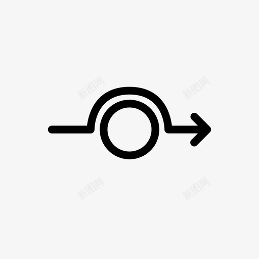 绕过去绕道走图标svg_新图网 https://ixintu.com 绕过去 绕道 走