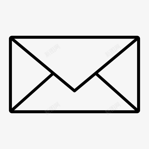 电子邮件信封用户界面图标svg_新图网 https://ixintu.com 信封 用户界面 电子邮件