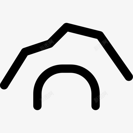 洞穴反作用力矿山图标svg_新图网 https://ixintu.com 反作用力 旅游业 洞穴 矿山 美味的易拉罐混合101 隧道