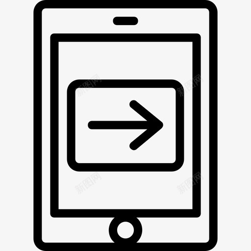 前进平板电脑箭头ipad图标svg_新图网 https://ixintu.com ipad 下一个 前进平板电脑 右 平板电脑功能概述集合 箭头