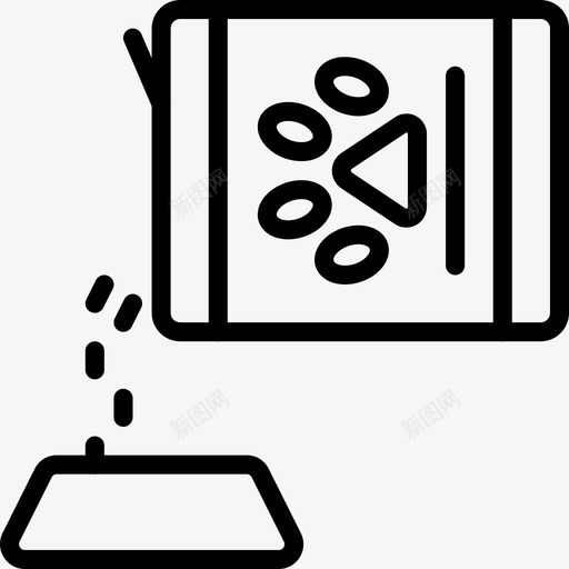 狗粮动物罐头图标svg_新图网 https://ixintu.com smashicons宠物店概述 动物 宠物 宠物店 狗粮 罐头