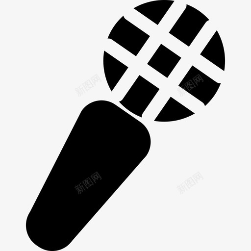 麦克风歌手演讲者图标svg_新图网 https://ixintu.com 歌手 演讲者 社交媒体填充 麦克风