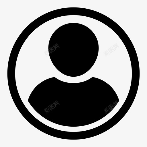 用户头像人图标svg_新图网 https://ixintu.com 人 人矢量图标 化身 头像 用户 配置文件