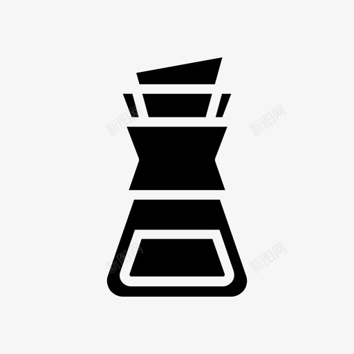 chemex咖啡滴灌图标svg_新图网 https://ixintu.com chemex 咖啡 滴灌 花瓶 过滤