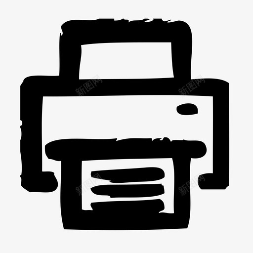 印刷工代理商局图标svg_新图网 https://ixintu.com 代理商 企业 办公室 印刷工 局 工作 草图