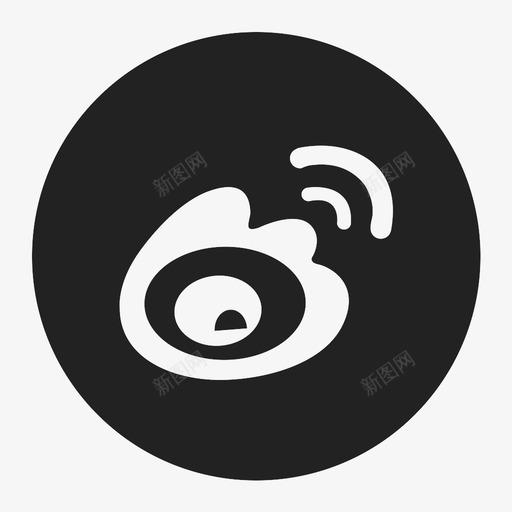 功能页-新浪微博-反射-01svg_新图网 https://ixintu.com 功能页-新浪微博-反射-01