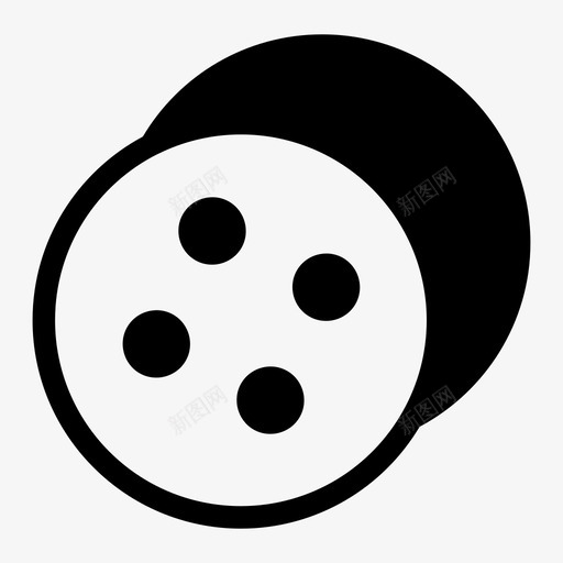饼干巧克力片图标svg_新图网 https://ixintu.com 巧克力片 饼干