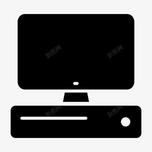 售货亭电脑电脑显示器电脑屏幕图标svg_新图网 https://ixintu.com 售货亭电脑 显示器 电脑屏幕 电脑显示器 硬件