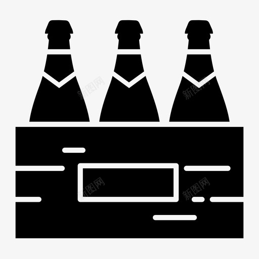啤酒盒啤酒板条箱啤酒供应商图标svg_新图网 https://ixintu.com 包装 啤酒供应商 啤酒图标 啤酒板条箱 啤酒盒