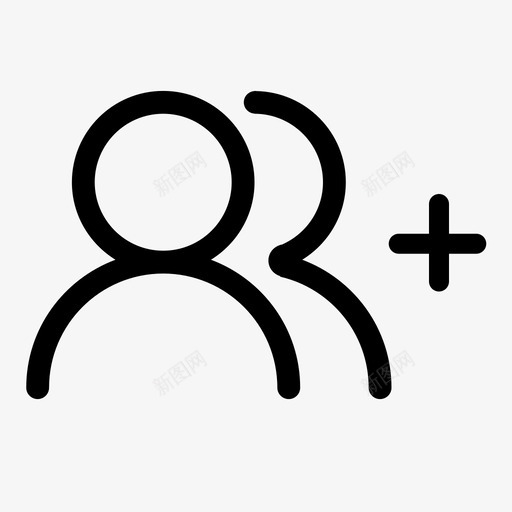 添加人群svg_新图网 https://ixintu.com 添加人群