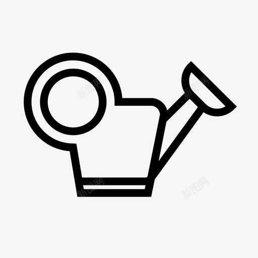 喷壶农业农场图标svg_新图网 https://ixintu.com 农业 农场 喷壶 花园