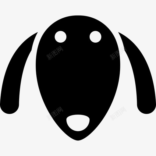 长耳朵的狗动物汪汪汪图标svg_新图网 https://ixintu.com 动物 汪汪汪 长耳朵的狗