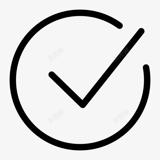 勾选确认确定图标svg_新图网 https://ixintu.com 勾选 勾选确定 有效 确定 确认