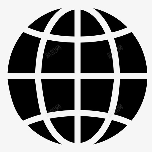 世界地球互联网图标svg_新图网 https://ixintu.com 世界 互联网 地球 星球