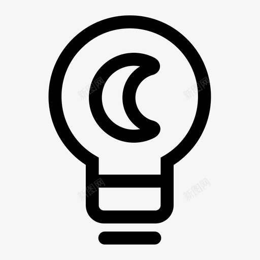夜灯svg_新图网 https://ixintu.com 夜灯