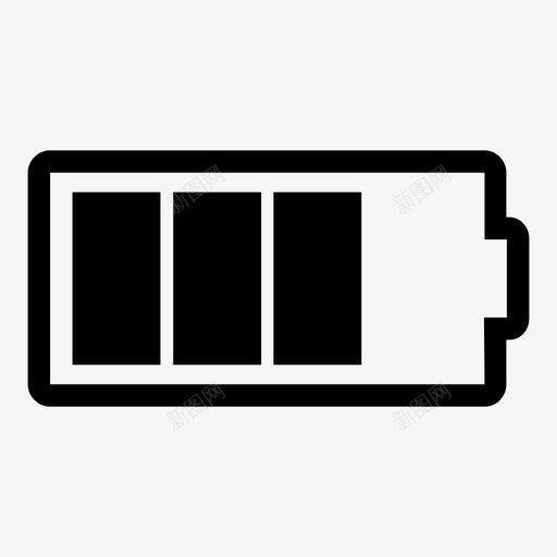 高电量网络应用图标svg_新图网 https://ixintu.com 高电量网络应用