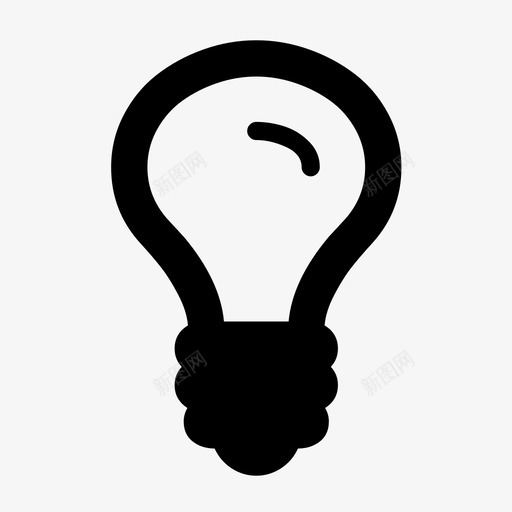 lightbulbsvg_新图网 https://ixintu.com lightbulb