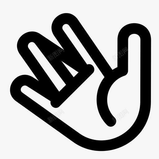 手手指人图标svg_新图网 https://ixintu.com mnml10 人 手 手指 符号 西海岸