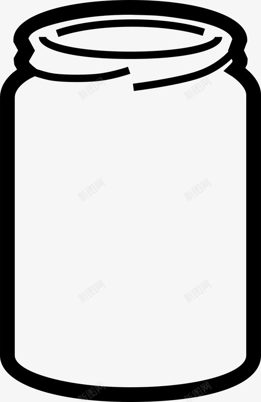 果酱罐果酱蜂蜜图标svg_新图网 https://ixintu.com 果冻 果酱 果酱罐 罐装的东西 蜂蜜