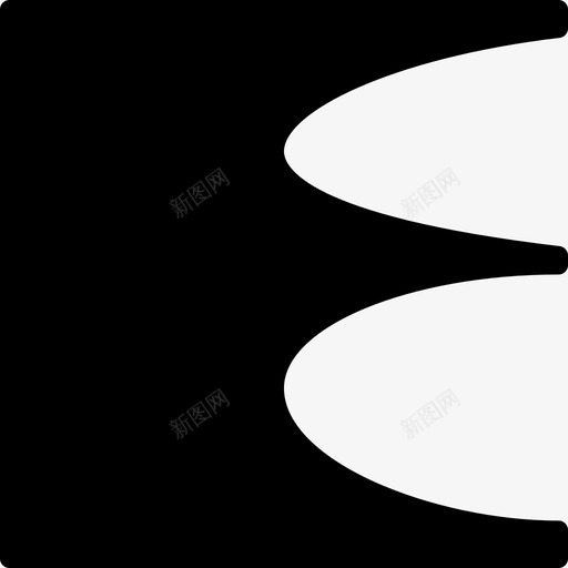 扇贝形工具形图标svg_新图网 https://ixintu.com smashiconsdesign2solid 图形 扇贝形工具 设计