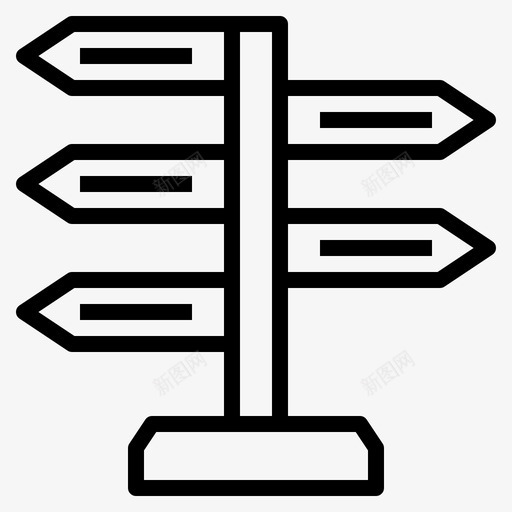 决策箭头业务图标svg_新图网 https://ixintu.com 业务 决策 数据分析 管理 箭头 预测