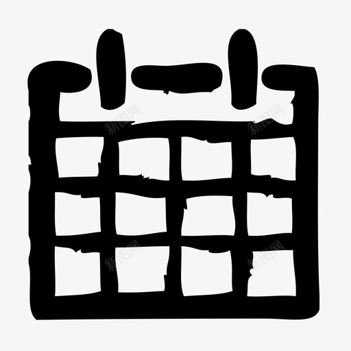 日历机构局图标svg_新图网 https://ixintu.com 业务 办公室 局 工作 日历 机构 概述