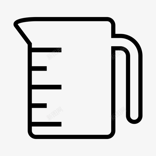 烧杯化学实验室图标svg_新图网 https://ixintu.com 化学 实验室 工具 教育 测试 烧杯