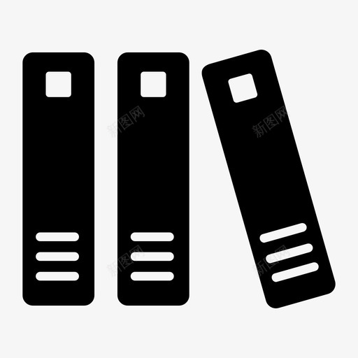 办公文件夹分类账组织图标svg_新图网 https://ixintu.com businesssolid 分类账 办公文件夹 组织