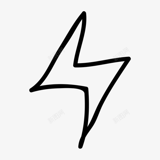 避雷针能量电源图标svg_新图网 https://ixintu.com 电源 网 能量 避雷针