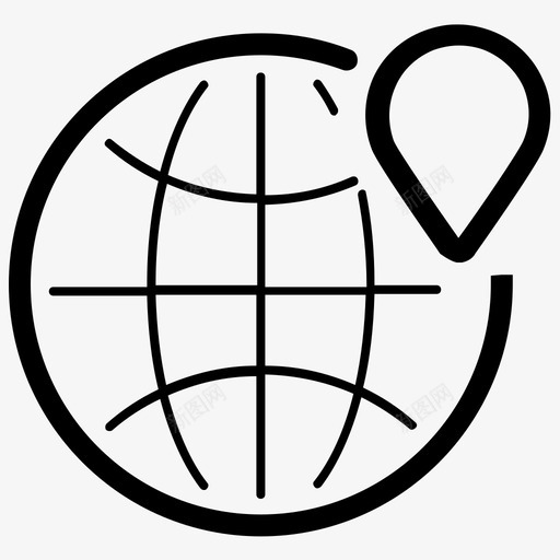 全球位置导航pin图标svg_新图网 https://ixintu.com pin 业务和金融概述版本1 全球位置 导航 目标