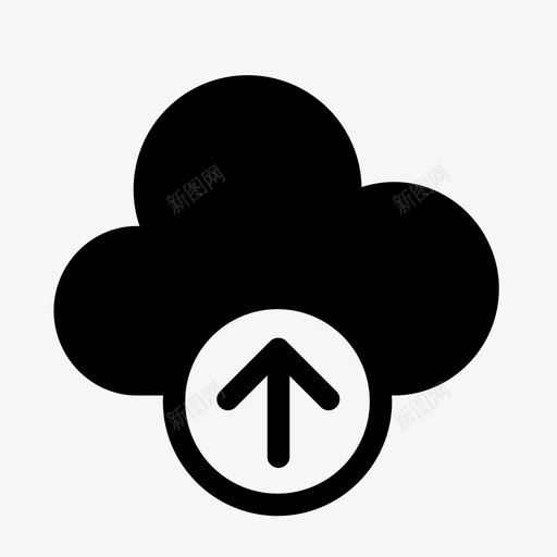 云云计算天空图标svg_新图网 https://ixintu.com 上传 云 云计算 天气 天空