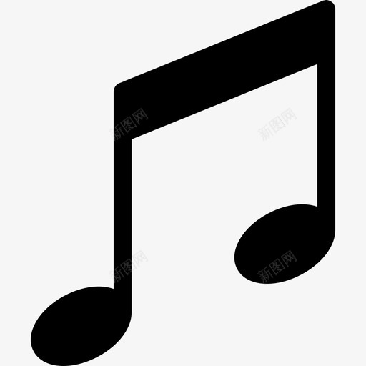 音乐音乐音调铃声图标svg_新图网 https://ixintu.com 激流填充 铃声 音乐 音乐音调