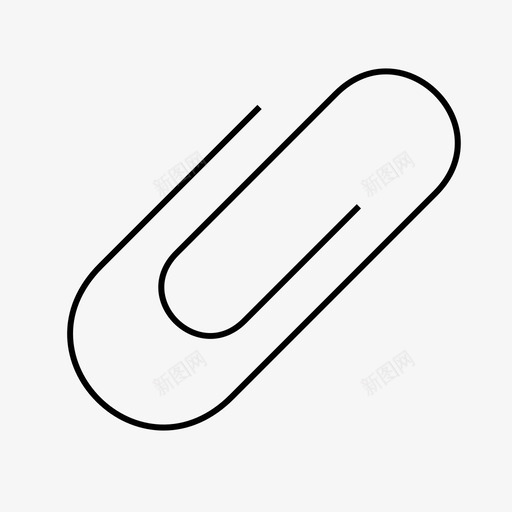 曲别针svg_新图网 https://ixintu.com 曲别针