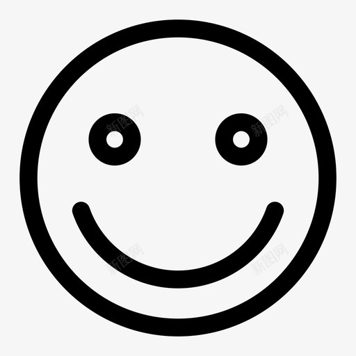 笑脸开心笑图标svg_新图网 https://ixintu.com 开心 笑 笑脸