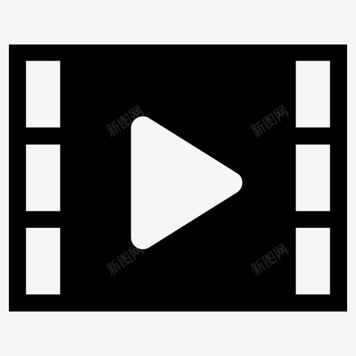 电影院录像带图标svg_新图网 https://ixintu.com 录像带 电影院
