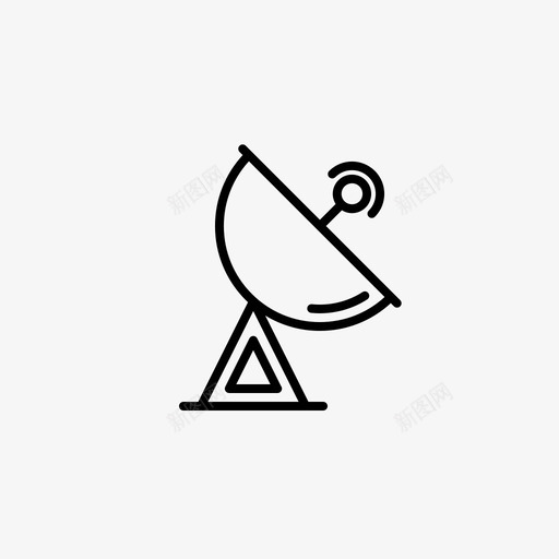 通信卫星科学教育图标svg_新图网 https://ixintu.com 卫星 科学教育 通信