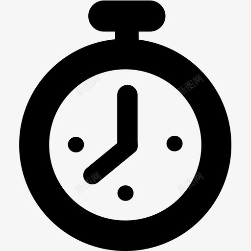 秒表时钟计时器图标svg_新图网 https://ixintu.com 小时 时钟 秒表 计时器