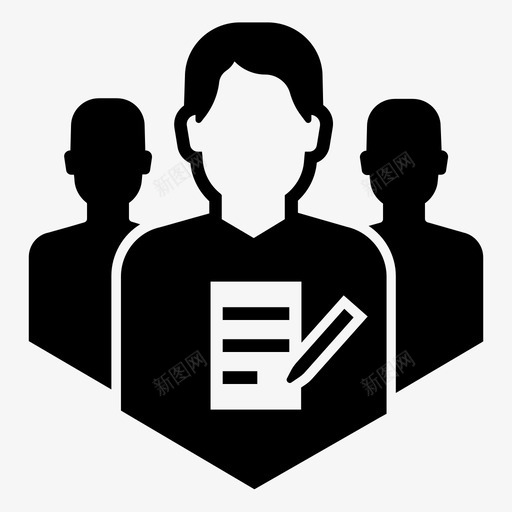 任务管理代理业务图标svg_新图网 https://ixintu.com 业务 代理 任务管理 列表 团队和管理