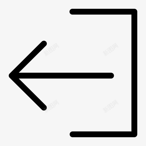 注销退出离开图标svg_新图网 https://ixintu.com 注销 离开 退出