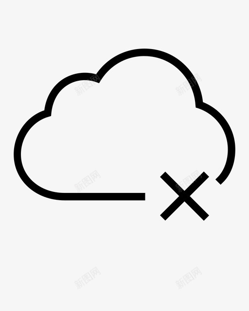 从云中删除删除失败图标svg_新图网 https://ixintu.com 从云中删除 删除 失败 服务器