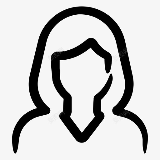 女性女性用户便利商务第8卷图标svg_新图网 https://ixintu.com 便利商务第8卷 女性 女性用户