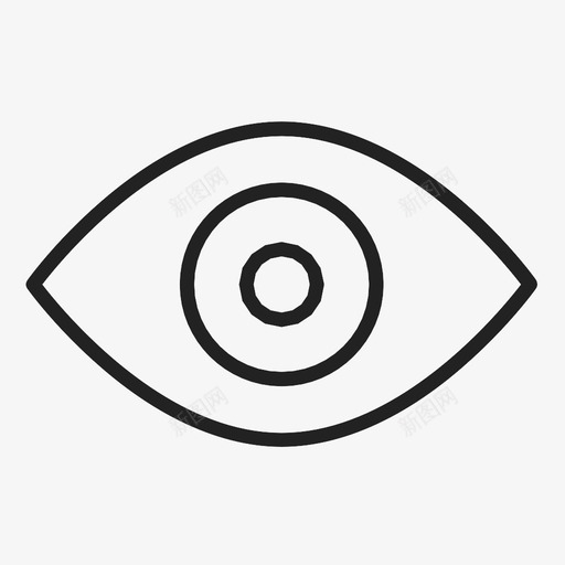眼睛显示密码查看图标svg_新图网 https://ixintu.com 显示密码 查看 眼睛 观看