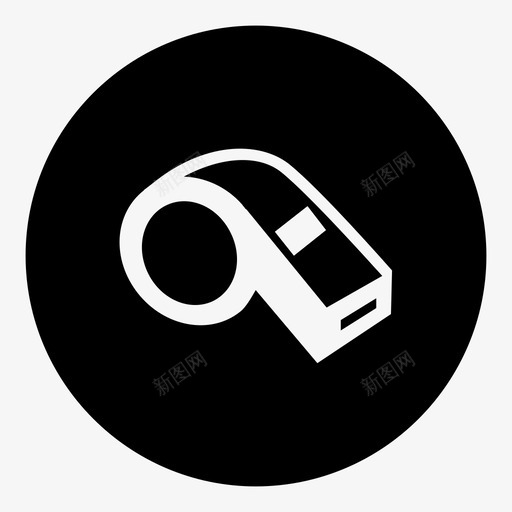 哨子体育图标svg_新图网 https://ixintu.com 体育 哨子