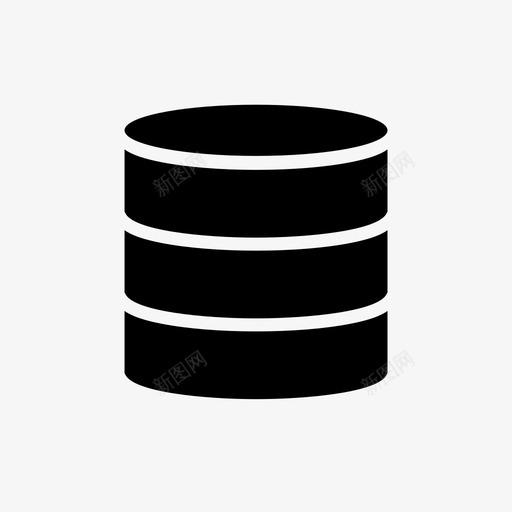 数据库信息存储图标svg_新图网 https://ixintu.com 信息 存储 技术要素 数据库