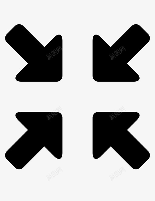 最小化视频音乐图标svg_新图网 https://ixintu.com 最小化 视频 音乐