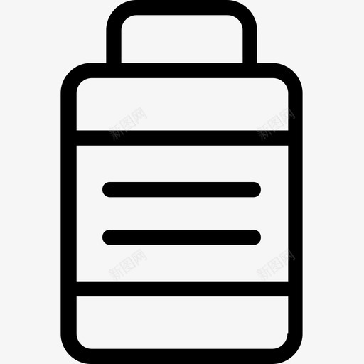 药罐药药瓶图标svg_新图网 https://ixintu.com 医疗线图标 糖浆 药 药丸 药瓶 药罐