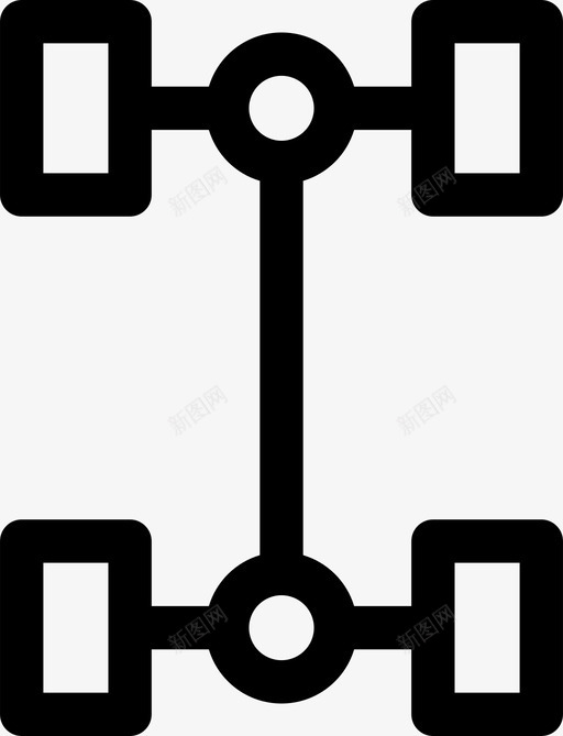 底盘汽车驱动器图标svg_新图网 https://ixintu.com 底盘 支架 汽车 车轮 车辆 运输部件 驱动器