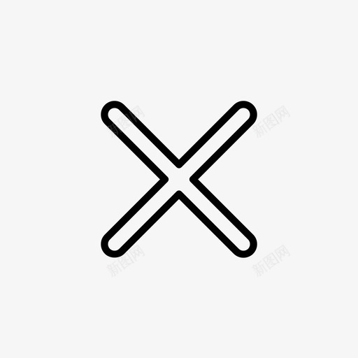 拒绝行动图标svg_新图网 https://ixintu.com 拒绝 行动