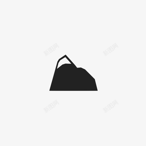 山自然荒野图标svg_新图网 https://ixintu.com 山 自然 荒野
